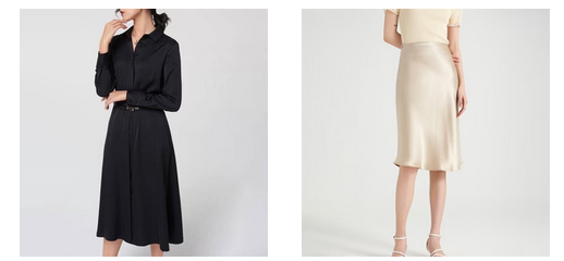 The Classic Charm of a Long White Silk dress
